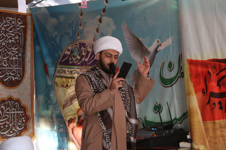 موکب طلاب سطح عالی حوزه علمیه کرمان در روز پایانی