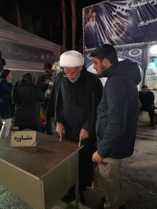 موکب طلاب سطح عالی حوزه علمیه کرمان در روز پایانی