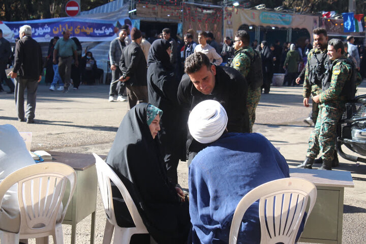 موکب طلاب سطح عالی حوزه علمیه کرمان در روز پایانی