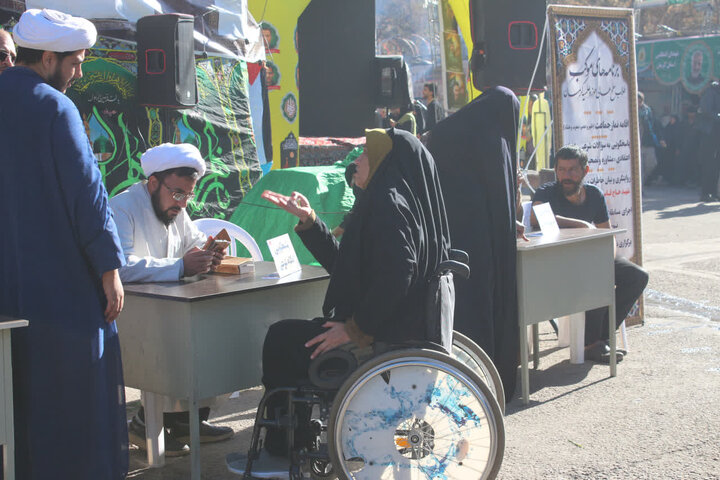 موکب طلاب سطح عالی حوزه علمیه کرمان در روز پایانی