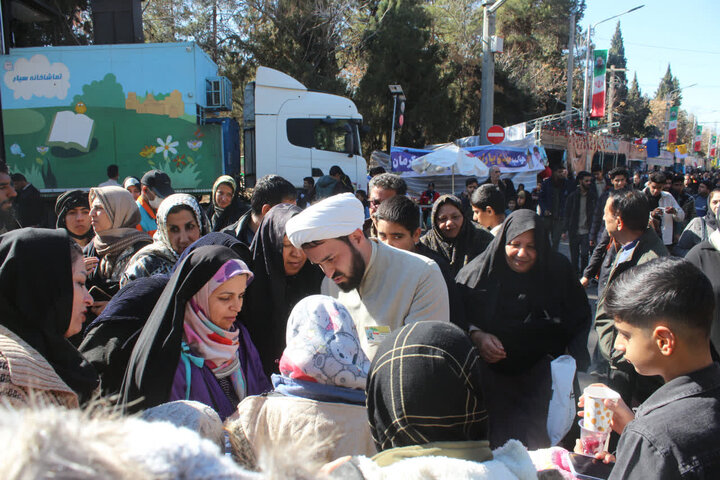 موکب طلاب سطح عالی حوزه علمیه کرمان در روز پایانی