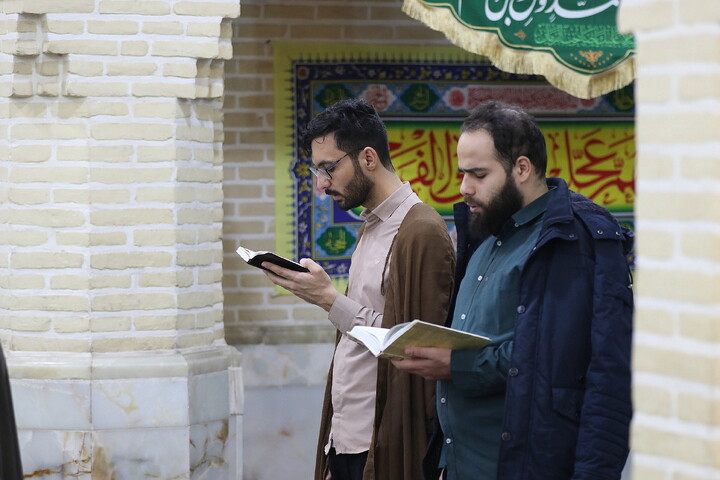 تصاویر/ آیین معنوی اعتکاف در مسجد امام حسن عسکری(ع) قم