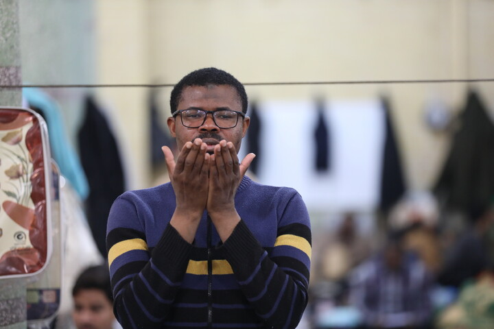 تصاویر/ آیین معنوی اعتکاف در مسجد امام حسن عسکری(ع) قم