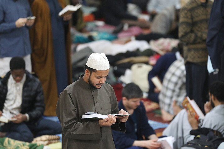 تصاویر/ آیین معنوی اعتکاف در مسجد امام حسن عسکری(ع) قم