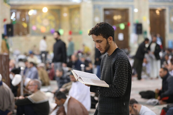 تصاویر/ آیین معنوی اعتکاف در مسجد امام حسن عسکری(ع) قم