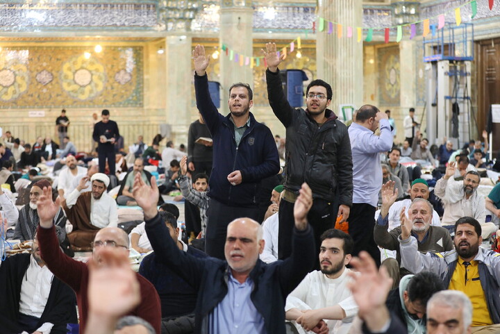 تصاویر/ آیین معنوی اعتکاف در مسجد امام حسن عسکری(ع) قم