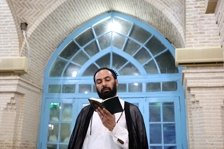 تصاویر/ آیین معنوی اعتکاف در مسجد امام حسن عسکری(ع) قم