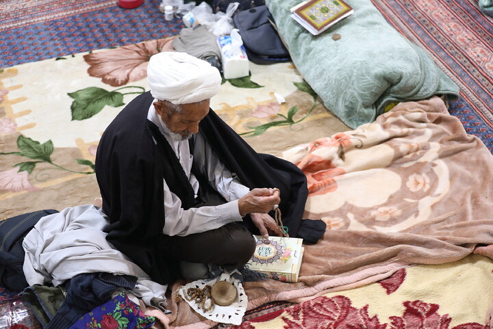تصاویر/ آیین معنوی اعتکاف در مسجد امام حسن عسکری(ع) قم
