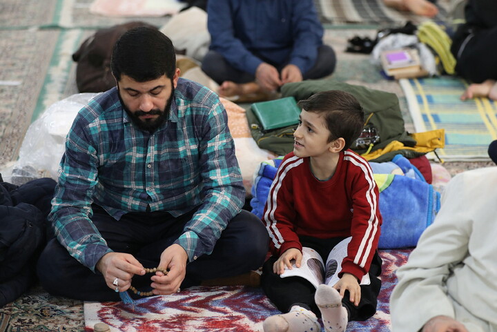 تصاویر/ آیین معنوی اعتکاف در مسجد امام حسن عسکری(ع) قم