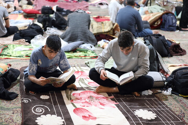 تصاویر/ آیین معنوی اعتکاف در مسجد امام حسن عسکری(ع) قم