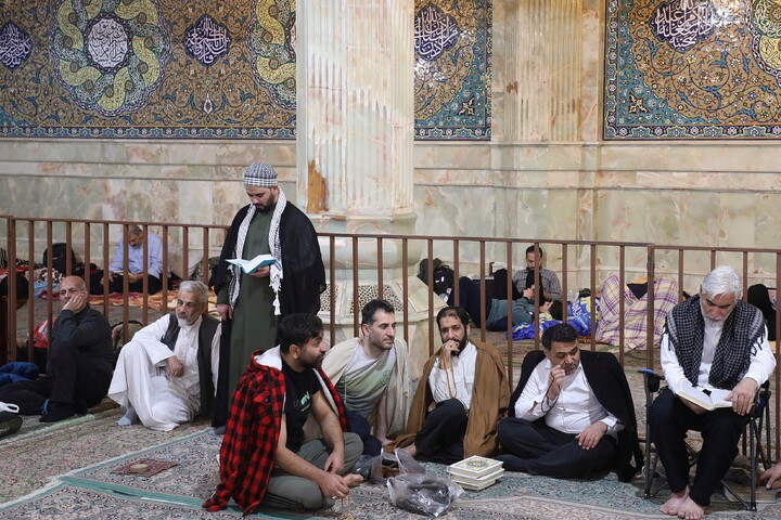 تصاویر/ آیین معنوی اعتکاف در مسجد امام حسن عسکری(ع) قم