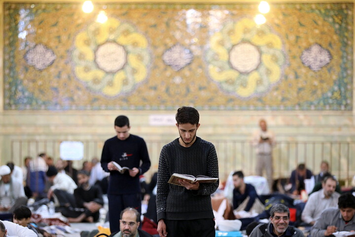 تصاویر/ آیین معنوی اعتکاف در مسجد امام حسن عسکری(ع) قم