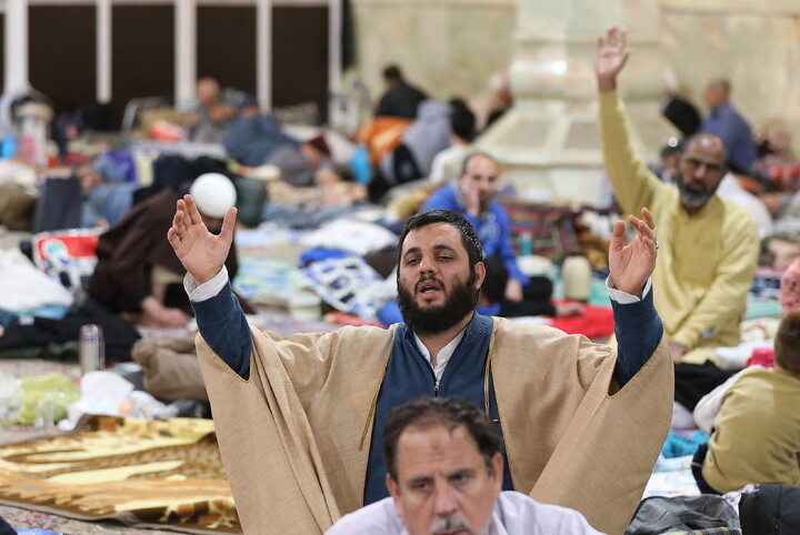 تصاویر/ آیین معنوی اعتکاف در مسجد امام حسن عسکری(ع) قم