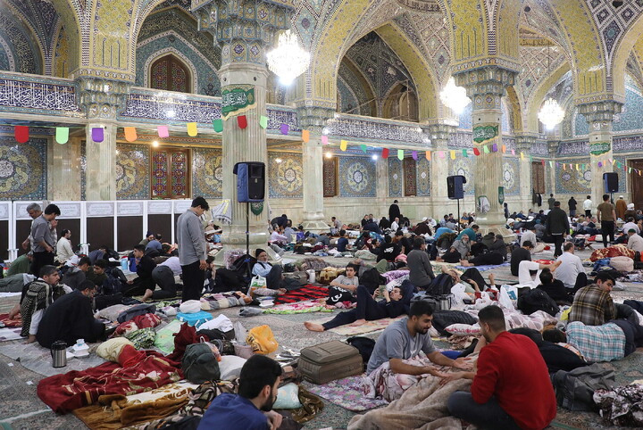 تصاویر/ آیین معنوی اعتکاف در مسجد امام حسن عسکری(ع) قم