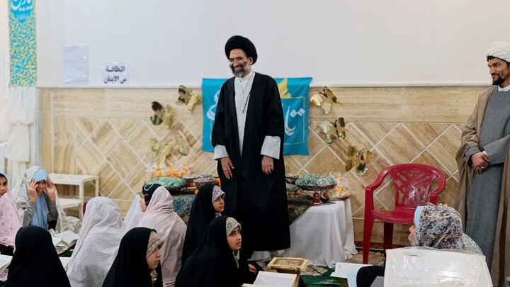 تصاویر/حضور نماینده ولی فقیه درمنطقه کاشان درجمع معتکفین کاشانی