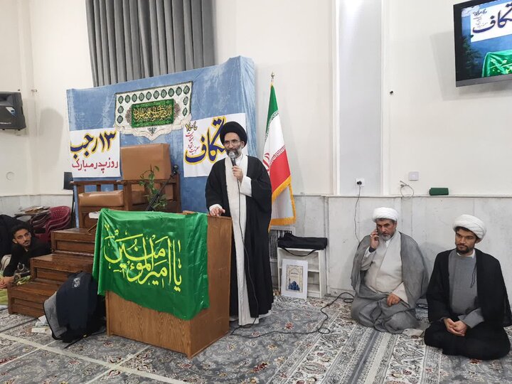 تصاویر/حضور نماینده ولی فقیه درمنطقه کاشان درجمع معتکفین کاشانی