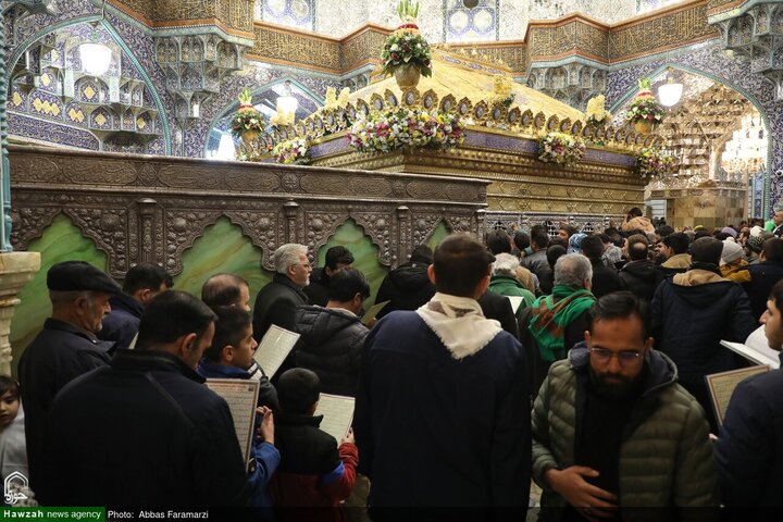 Photos/ La nuit de naissance de l’Imam Ali (AS) au cœur du sanctuaire de Fatima Ma’soumeh (SA)