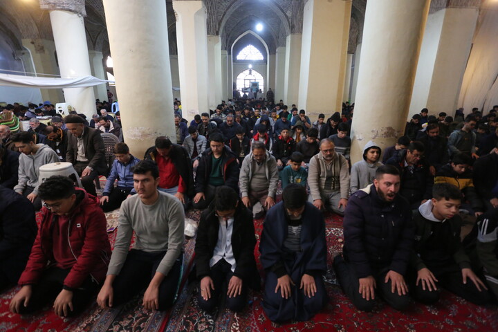تصاویر/ برگزاری مراسم معنوی اعتکاف در مسجد جامع اصفهان‎