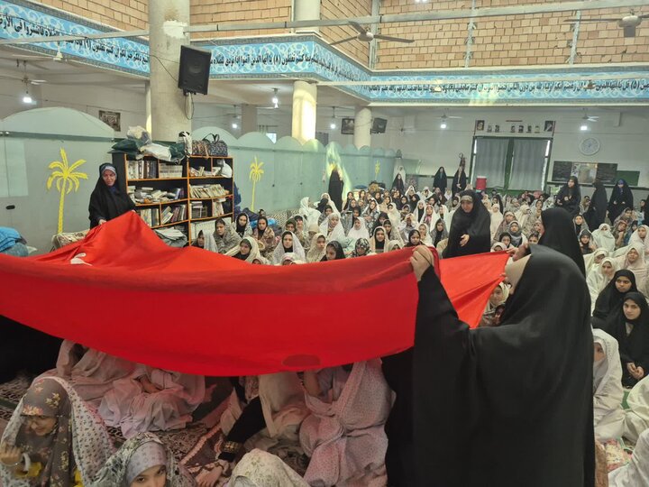 تصاویر/ دانش‌آموزان معتکف در پاکدشت