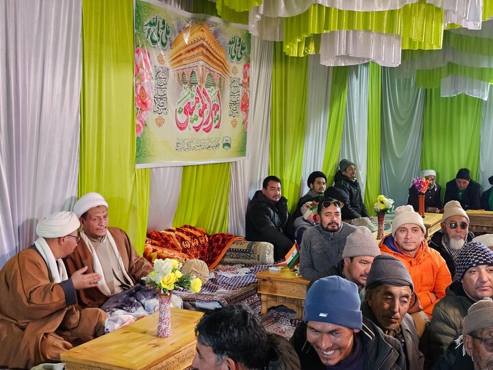 جشنِ مولودِ کعبہ کی مناسبت سے جمعیت العلماء اثنا عشریہ کرگل کے زیرِ اہتمام عظیم الشان محفلِ میلاد کا انعقاد