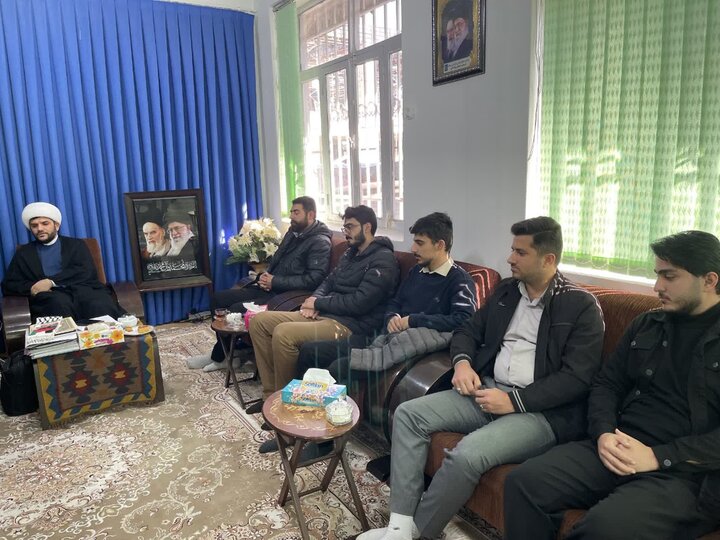 قرارگاه جهادی شهید روستا با امام جمعه تالش دیدار کرد