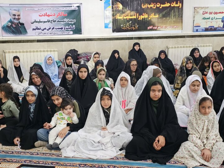 تصاویر/حضور نماینده ولی‌فقیه در کردستان در جمع معتکفین اعتکاف دانش‌آموزی مسجد صاحب الزمان (عج) شهر توپ آغاج