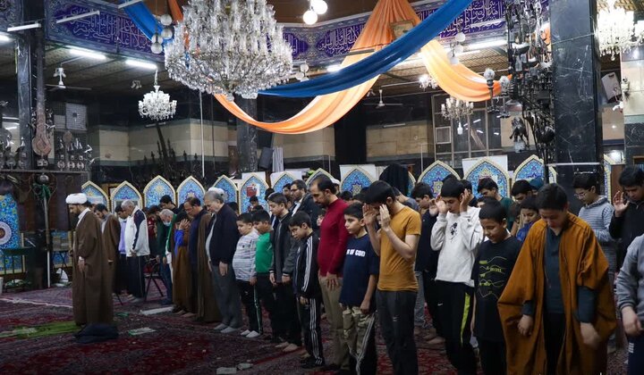 تصاویر/ آیین معنوی اعتکاف در مسجد جامع ونک