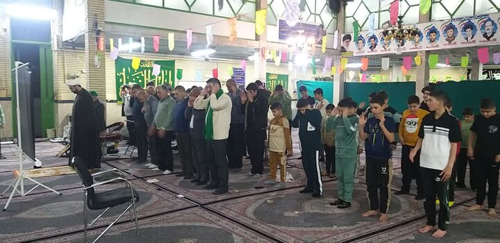 تصاویر/ مراسم اعتکاف در مسجد جامع محله مرانک