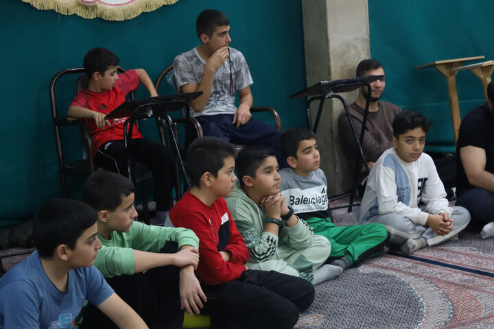 تصاویر/ مراسم اعتکاف در مسجد جامع محله مرانک