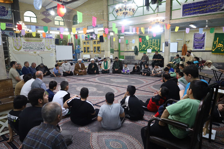 تصاویر/ مراسم اعتکاف در مسجد جامع محله مرانک