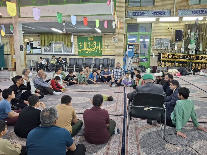 تصاویر/ مراسم اعتکاف در مسجد جامع محله مرانک