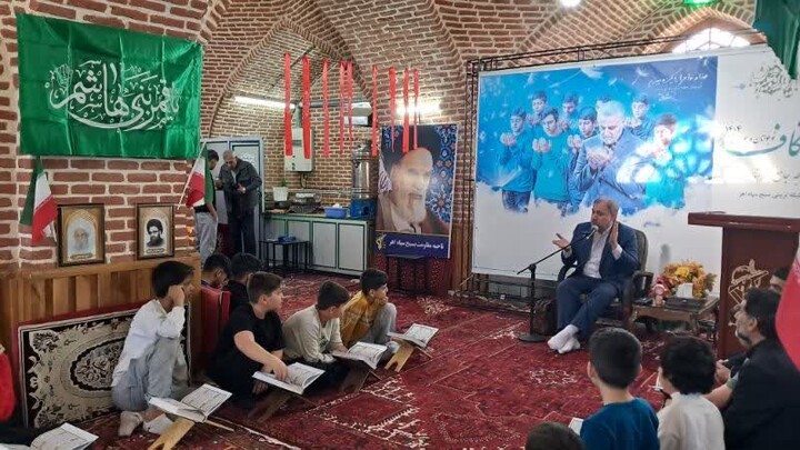 تصاویر / مراسم اعتکاف در شهرستان اهر