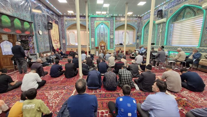 تصاویر / مراسم اعتکاف در شهرستان اهر