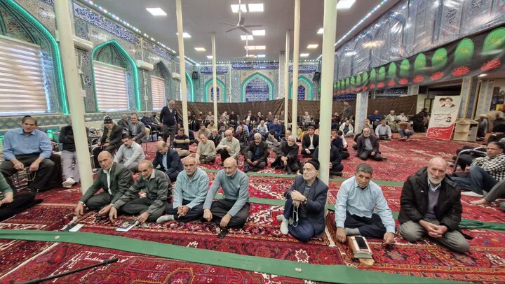 تصاویر / مراسم اعتکاف در شهرستان اهر