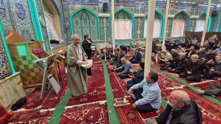 تصاویر / مراسم اعتکاف در شهرستان اهر