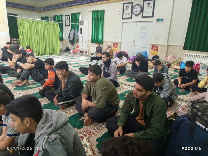 تصاویر/جهاد تبیین؛ محور برنامه‌های فرهنگی اعتکاف در مسجد امام حسن (ع)  کامیاران