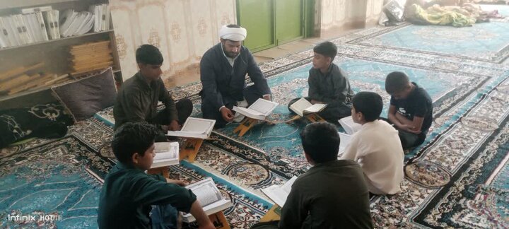 تصاویری برگزاری مراسم اعتکاف در شهر عباس‌آباد سردار