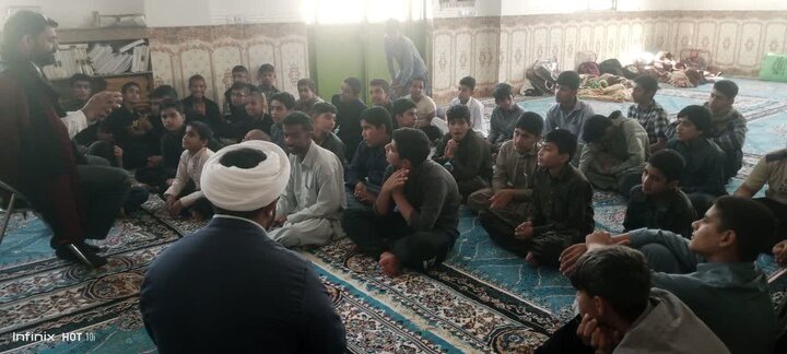 تصاویری برگزاری مراسم اعتکاف در شهر عباس‌آباد سردار