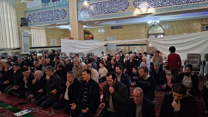 تصاویر / مراسم اعتکاف در شهرستان آذرشهر