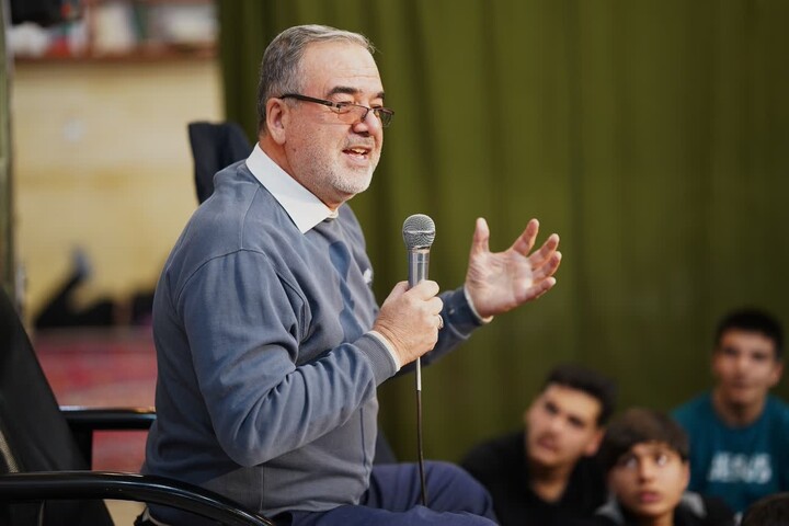 مراسم اعتکاف دانش آموزی پسرانه در مرند