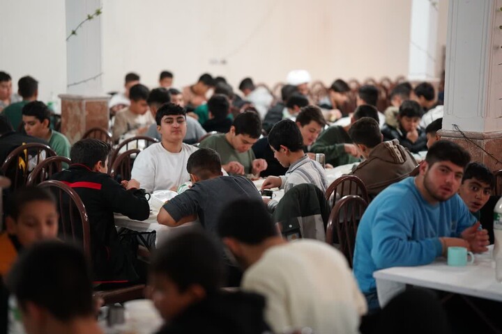 مراسم اعتکاف دانش آموزی پسرانه در مرند