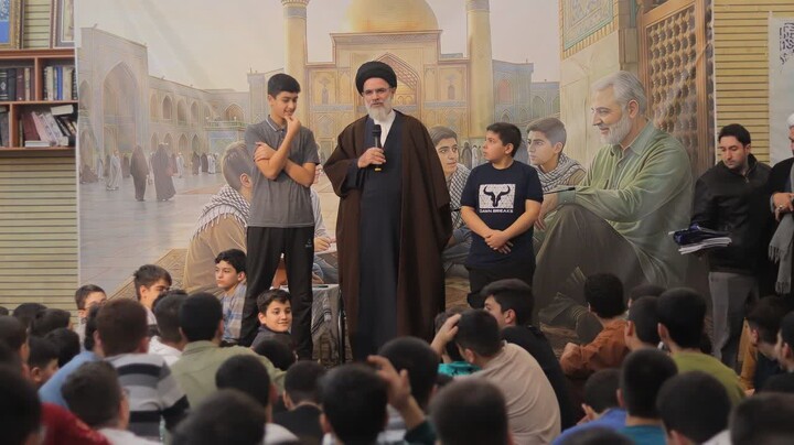 مراسم اعتکاف دانش آموزی پسرانه در مرند