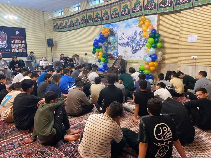 مراسم اعتکاف دانش آموزی پسرانه در مرند