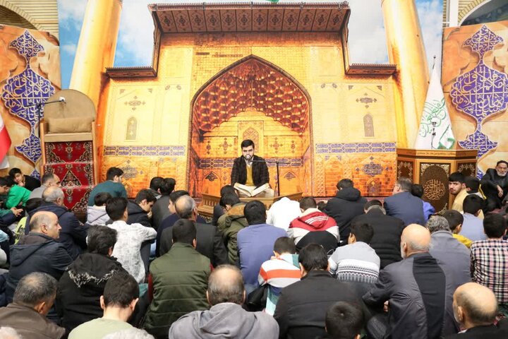 تصاویر/ حضور رییس شورای سیاستگذاری ائمه جمعه کشور در جمع معتکفین در مسجد روحانی