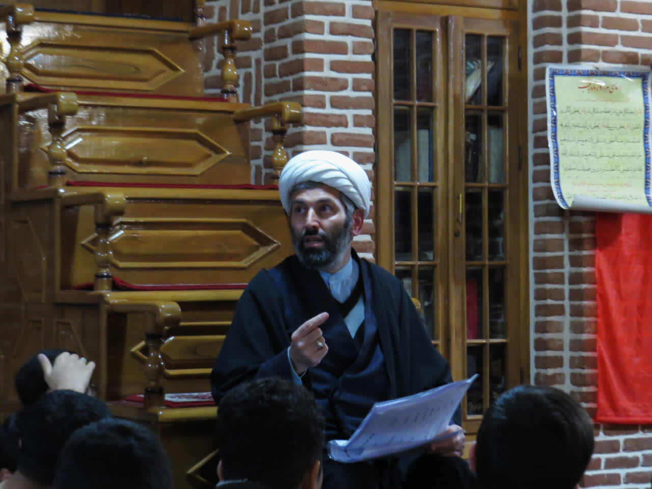 تصاویر / برگزاری اعتکاف طلاب خوی در مسجد حاج بابا