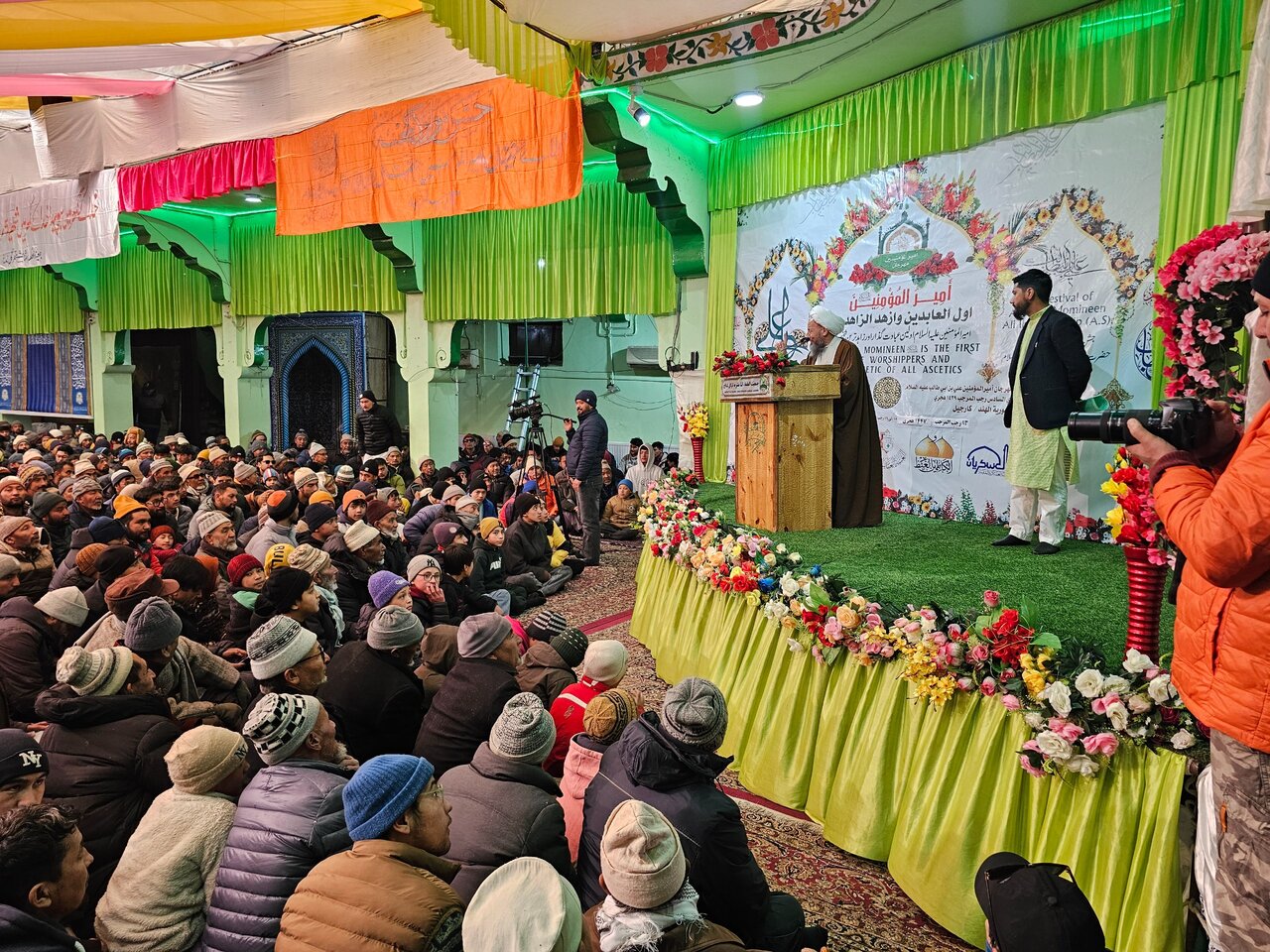 برگزاری محفل باشکوه جشن میلاد مولود کعبه در کارگل هند