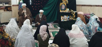 تصاویر/ مراسم سوگواری وفات حضرت زینب(س) در جمع معتکفین مسجد جامع حضرت ابوالفضل(ع)