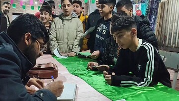 فیلم |  گزارشی از اعتکاف دانش‌آموزی مسجد صاحب‌الزمان (عج) پیشوا