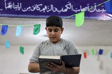 تصاویر/ اعتکاف در شهر توپ آغاج