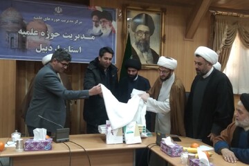 رونمایی از دو اثر پژوهشی در اردبیل با حضور معاون پژوهش حوزه‌های علمیه + تصاویر